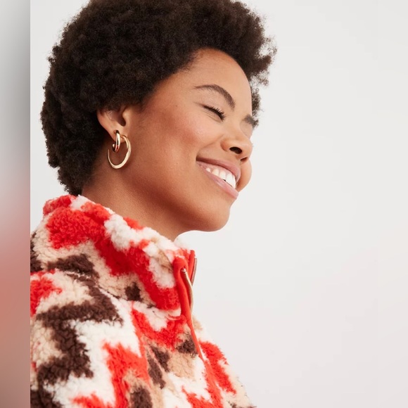 Aerie Hometown Holiday Quarter Zip Sweatshirt Size XL NWT - Picture 5 of 5